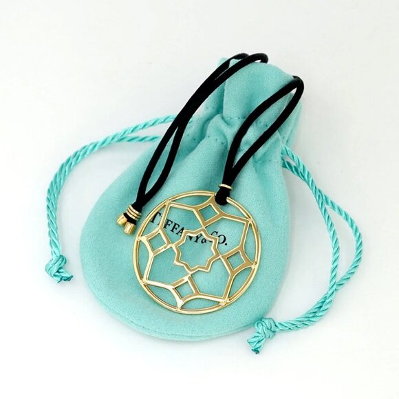 Tiffany & Co. Medium Zellige Marrakesh Necklace 21" 18k Yellow Gold Auth w/Bag - Picture 6 of 6